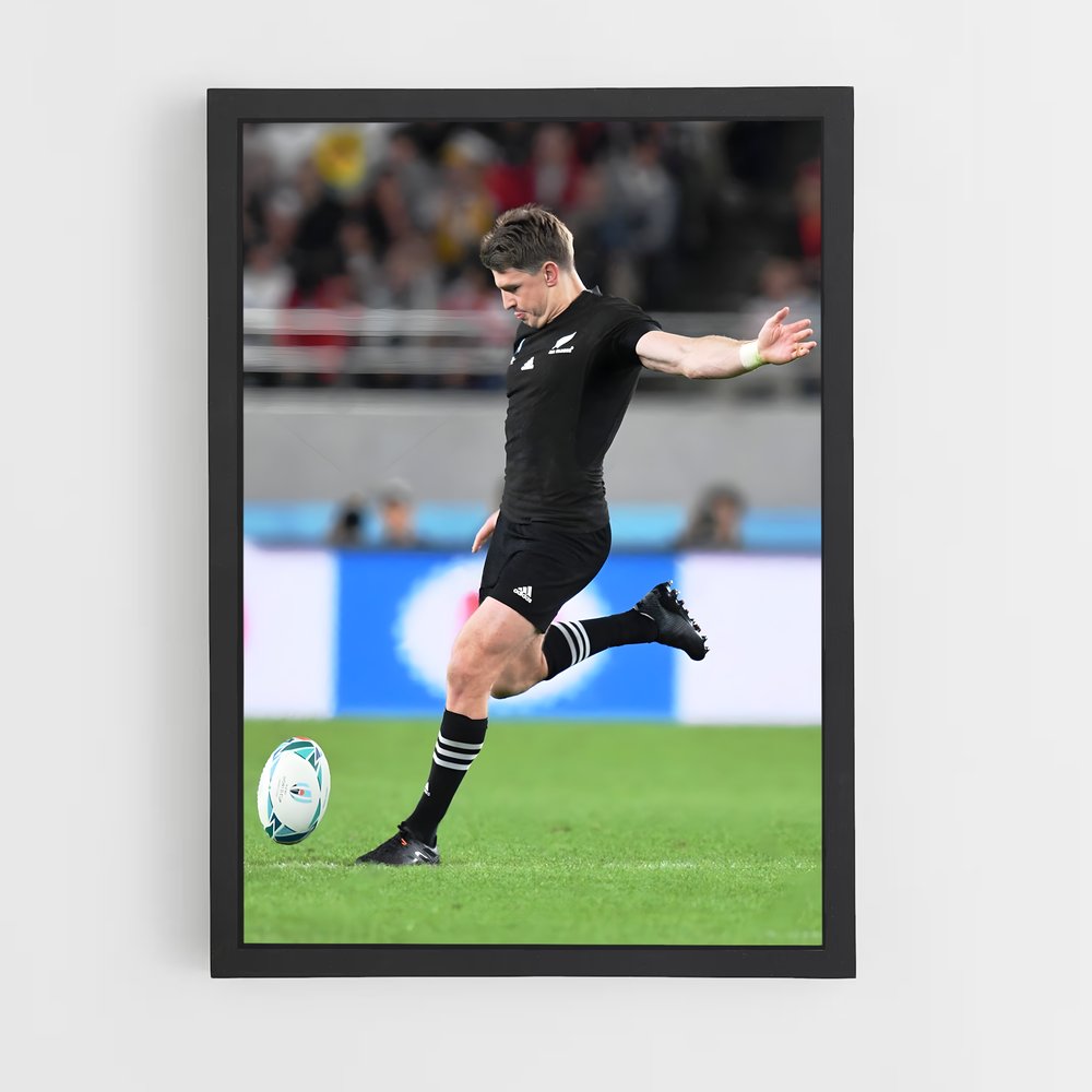 Poster L'Art du Coup Frappé – affiche Rugby (vue 2)